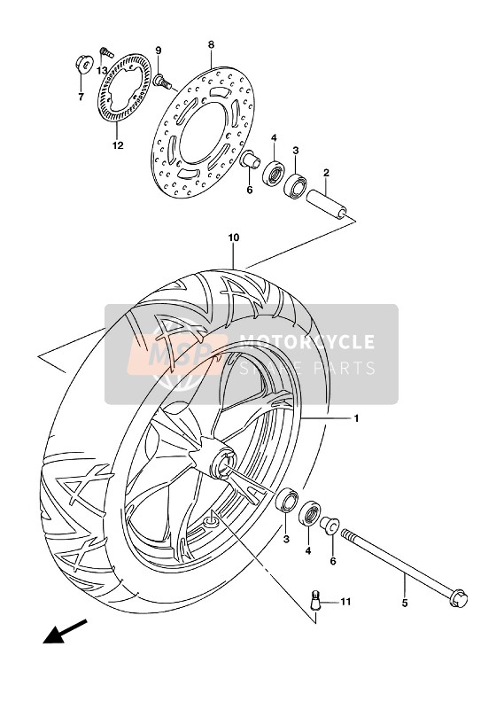 Front Wheel (UH125A P04)